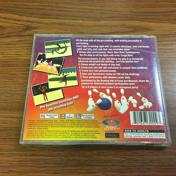 Ten Pin Alley (Sony PlayStation 1, 1996) - Picture 3 of 5